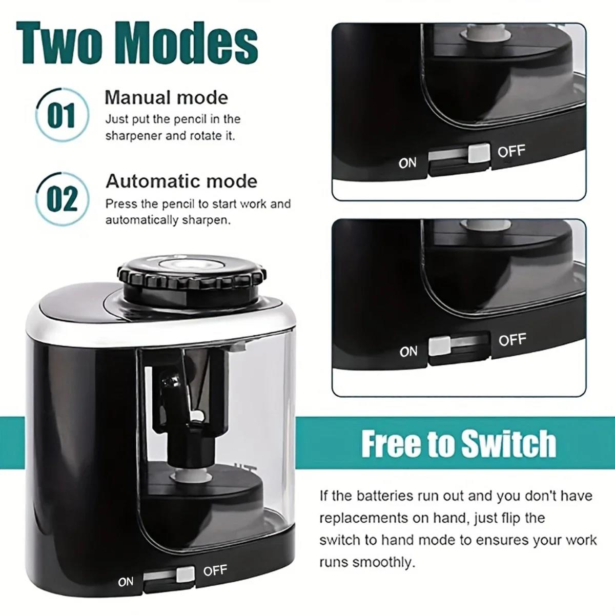 自動電動鉛筆削り 鉛筆削り 6-8mm 鉛筆削り 家庭 オフ - Electric Pencil Sharpener Usb のレビューと価格