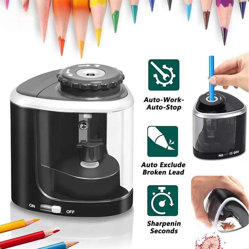電動鉛筆削り器アセンブリ デスクトップ自動鉛筆削り器 6mm - Electric Pencil Sharpener Usb のレビューと価格
