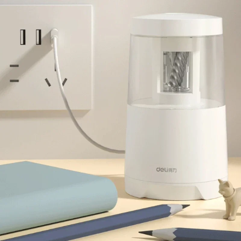 デリ 電気式鉛筆削り器。USB充電式と電池式の2つの電源方式 - Electric Pencil Sharpener Usb のレビューと価格