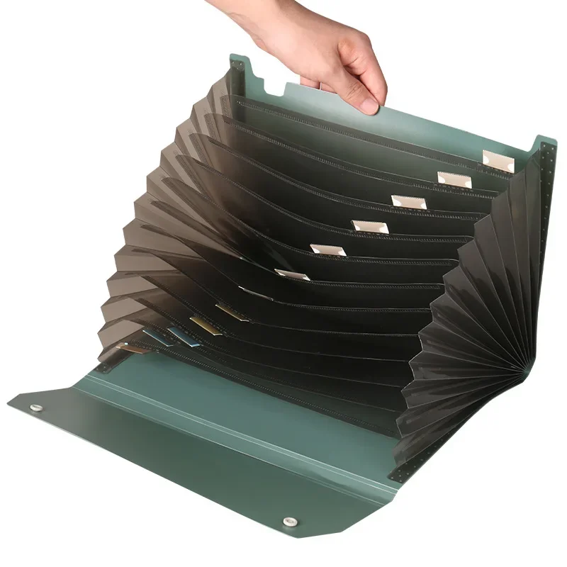 13ポケット A4サイズ対応、拡張可能なファイルオーガナイザ - Expandable Accordion File Folder 13 Pockets のレビューと価格