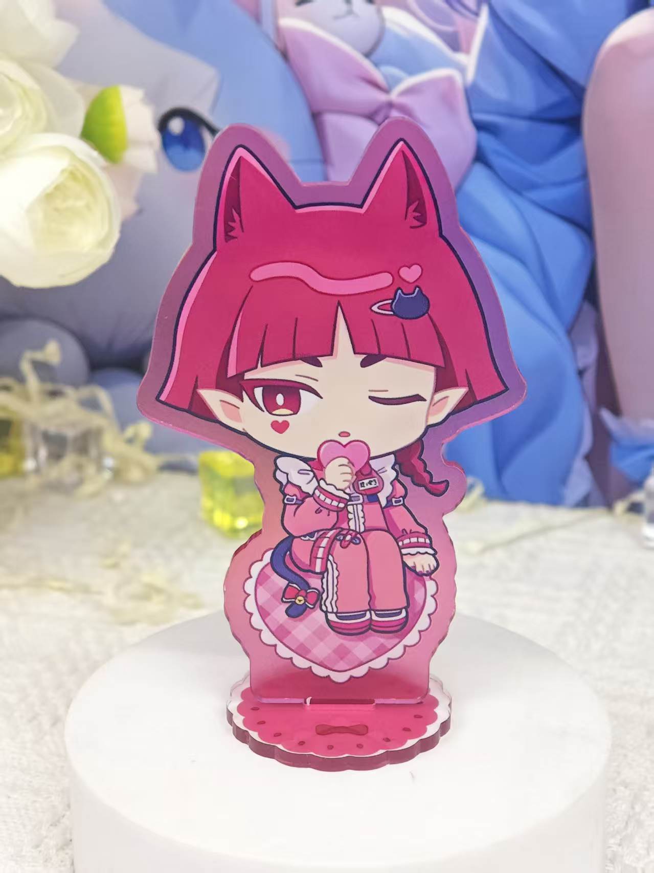 イルマくんのちびメイド風アクリルスタンドセット。かわいいアニ - Desk Accessories のレビューと価格